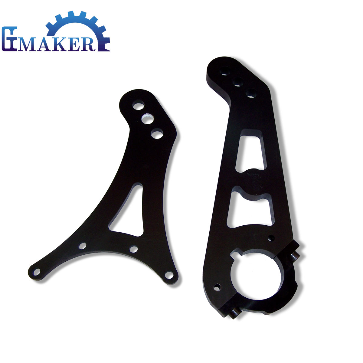 Metal Mill aluminum part with black hard anodized